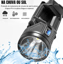 Lanterna Holofote portátil de 1500000 lúmens à prova d'água