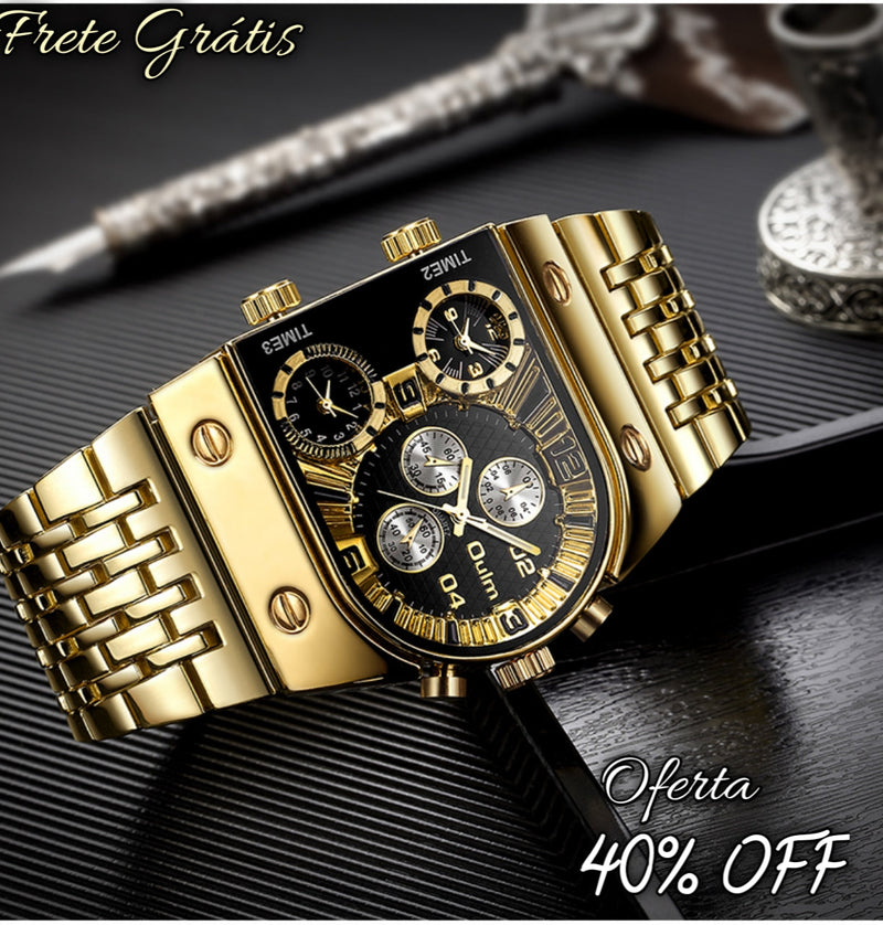 Relógio Masculino De Luxo Blackgold™