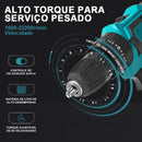 Parafusadeira Furadeira 48V 2 Baterias Com Maleta e Acessórios Completo