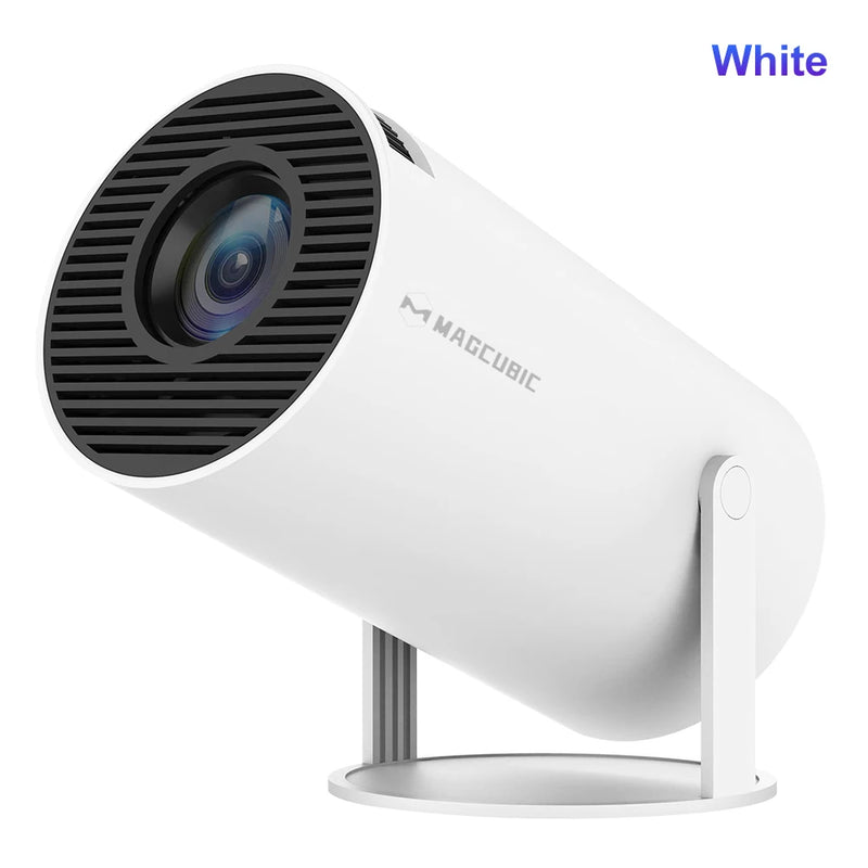 Projetor MAGCUBIC HY300 PRO — 4K, Android 11, Wi-Fi 6 Duplo, 290 ANSI Lúmens, Chip Allwinner H713, Bluetooth 5.0, Resolução 1080P (nativa 1280×720P) — Ideal para Cinema em Casa e Uso Externo