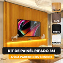 Kit de Painel Ripado Autocolante 3M