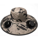 Chapéu de Sol com Ventilador Solar – Refresque-se com Estilo e Proteção em Qualquer Lugar!