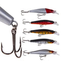 Kit Iscas Artificiais Tucunaré Explosivo 1/2 Meia Água de 8 cm e 6g Pesca Tucunaré Robalo Dourado Traíra Black Bass