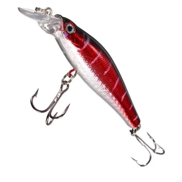 Kit Iscas Artificiais Tucunaré Explosivo 1/2 Meia Água de 8 cm e 6g Pesca Tucunaré Robalo Dourado Traíra Black Bass