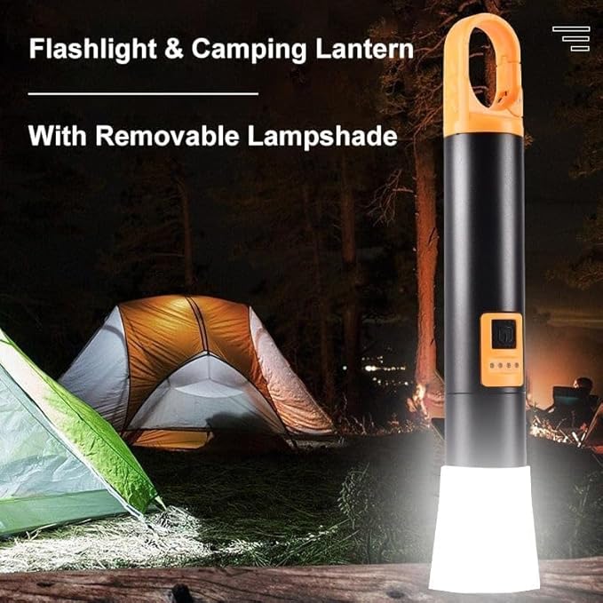 Lanterna IPX-7 Super Potente –2000 Lúmens  e Foco Telescópico