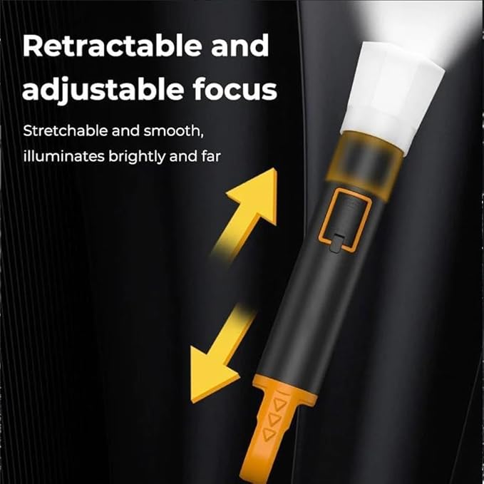 Lanterna IPX-7 Super Potente –2000 Lúmens  e Foco Telescópico