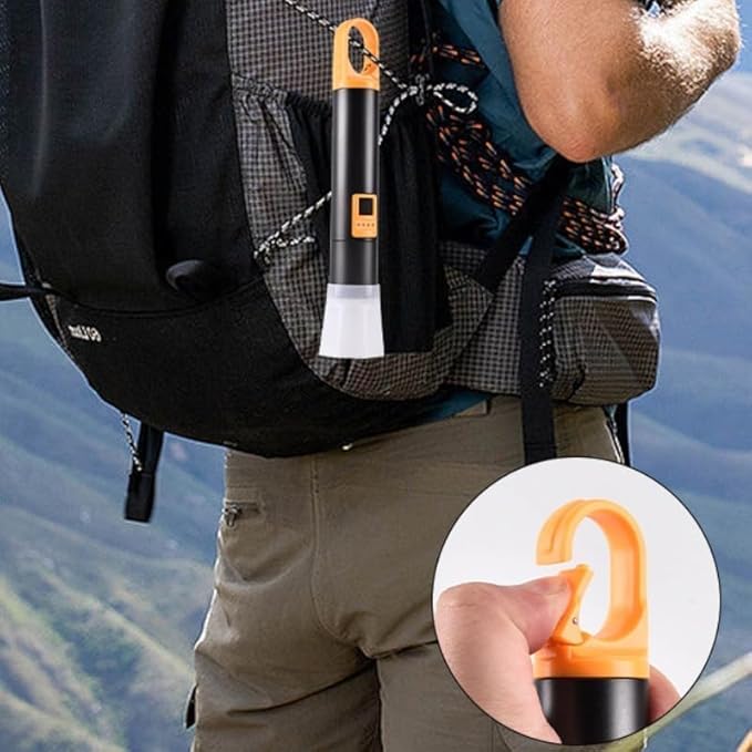 Lanterna IPX-7 Super Potente –2000 Lúmens  e Foco Telescópico